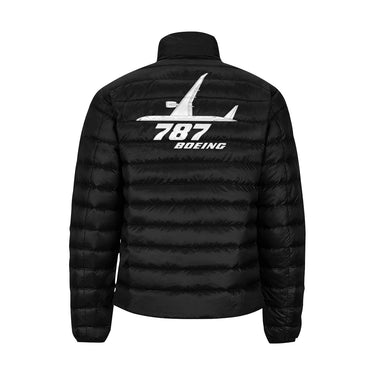 BOEING - 787 Men's Stand Collar Padded Jacket e-joyer